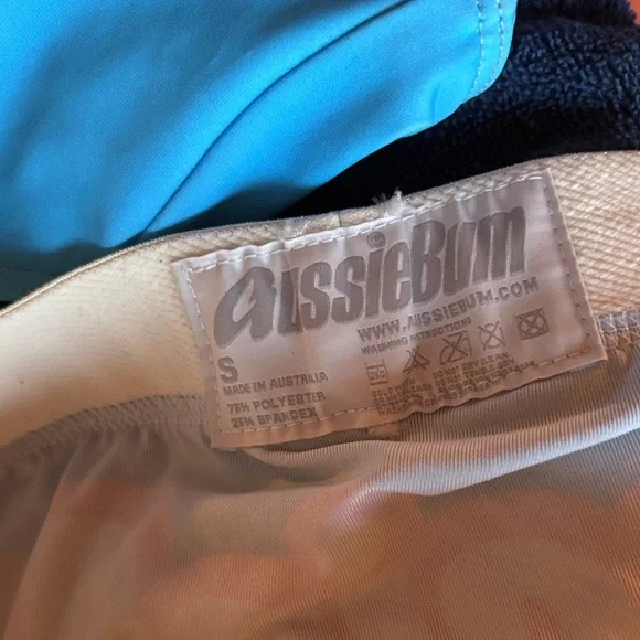 SALE ! 2 FOR ONE! AussieBum Swimwear. 1 speedo size M. 1 trunks Sz. Small - Picture 2 of 4